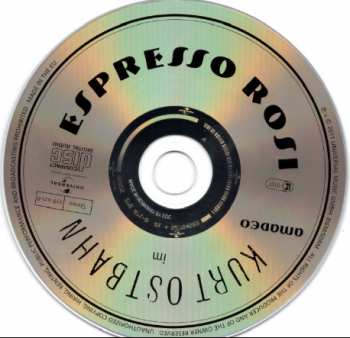 CD Kurt Ostbahn: Espresso Rosi