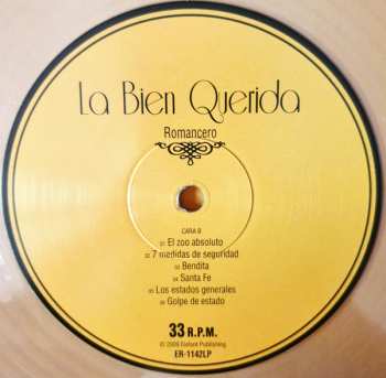 LP La Bien Querida: Romancero CLR | LTD