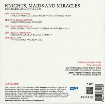 5CD/Set di cofanetti La Reverdie: Knights, Maids And Miracles: The Spring Of Middle Ages