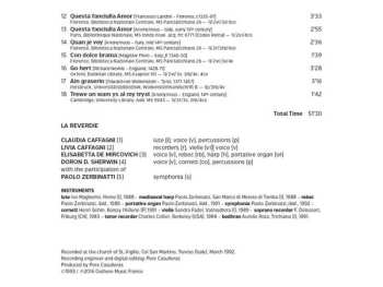 5CD/Set di cofanetti La Reverdie: Knights, Maids And Miracles: The Spring Of Middle Ages