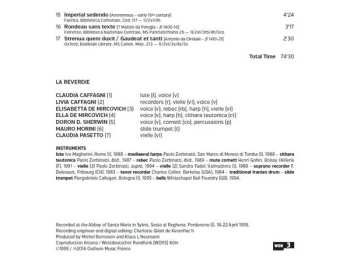 5CD/Set di cofanetti La Reverdie: Knights, Maids And Miracles: The Spring Of Middle Ages