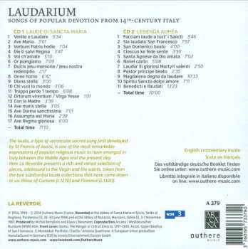 2CD/Set di cofanetti La Reverdie: Laudarium