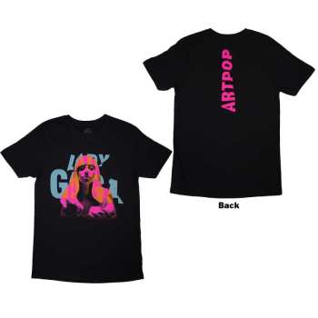 Merce Lady Gaga: Lady Gaga Unisex T-shirt: Artpop Cover (back Print) (small) S