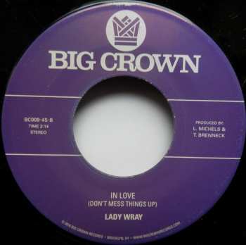 SP Lady Wray: Do It Again / In Love (Don't Mess Things Up)