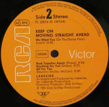 LP Lakeside: Keep On Moving Straight Ahead