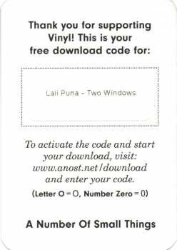 LP Lali Puna: Two Windows