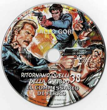 CD Lallo Gori: Ritornano Quelli Della Calibro 38 / Il Commissario Di Ferro (Original Soundtrack Music From The Films)