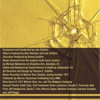 CD Lalo Schifrin: Dirty Harry (The Original Score)