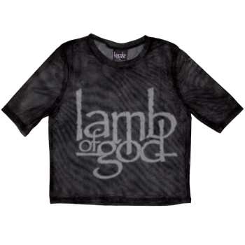 Merch Lamb Of God: Donne Crop Top Logo Lamb Of God