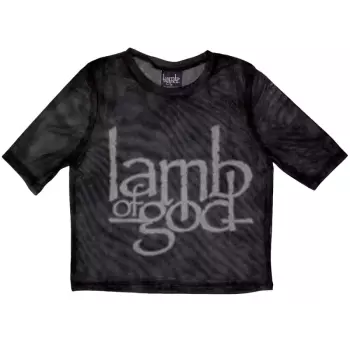 Donne Crop Top Logo Lamb Of God