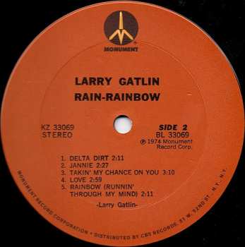 LP Larry Gatlin: Rain Rainbow