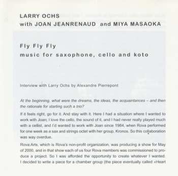 CD Larry Ochs: Fly Fly Fly