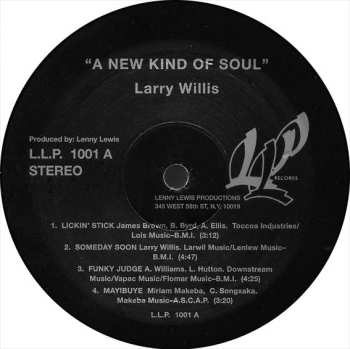 LP Larry Willis: A New Kind Of Soul