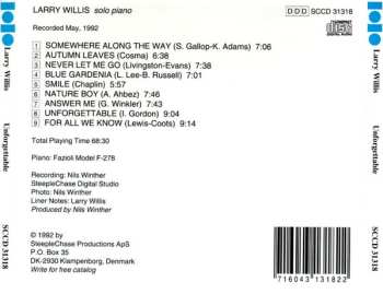 CD Larry Willis: Unforgettable