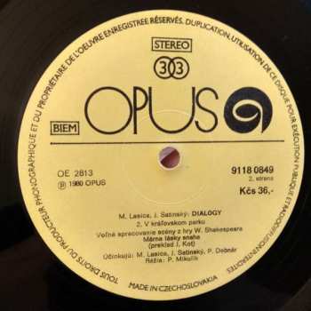 LP Lasica + Satinský: Dialógy