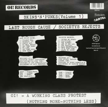 LP Last Rough Cause: Skins 'N' Punks (Volume 1) LTD | CLR