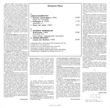 LP Tamas Ungvary: Computer Music