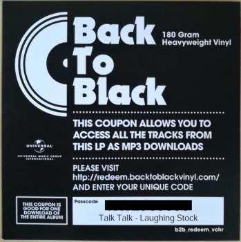 LP Talk Talk: Laughing Stock