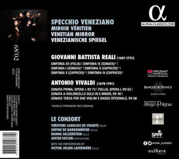 CD Le Consort: Specchio Veneziano