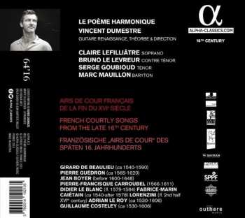 CD Vincent Dumestre: Cœur - Airs De Cour Français De La Fin Du XVIe Siècle