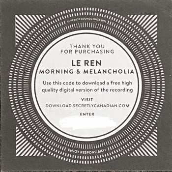 LP Le Ren: Morning & Melancholia LTD | NUM | CLR