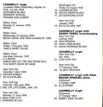 CD Leadbelly: You Don't Know My Mind