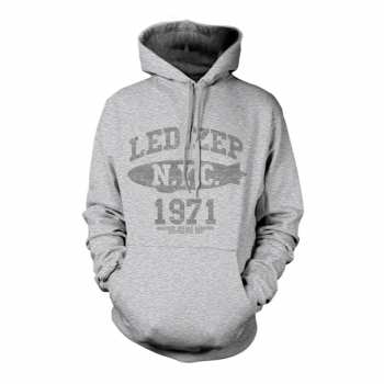 Merce Led Zeppelin: Mikina S Kapucí Lz College (grey) S