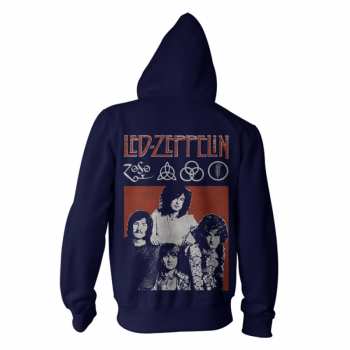 Merce Led Zeppelin: Mikina Se Zipem Photo S