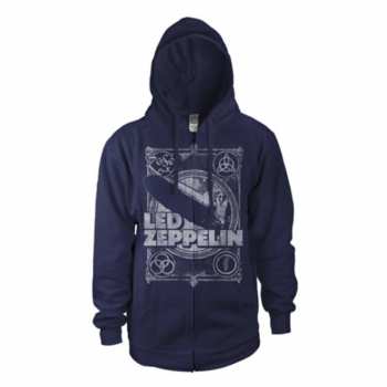 Merce Led Zeppelin: Mikina Se Zipem Vintage Print Lz1 S