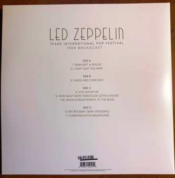 2LP Led Zeppelin: Texas International Pop Festival 1969 Broadcast