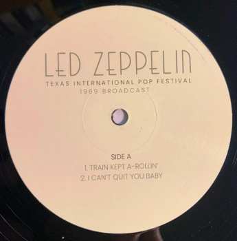 2LP Led Zeppelin: Texas International Pop Festival 1969 Broadcast