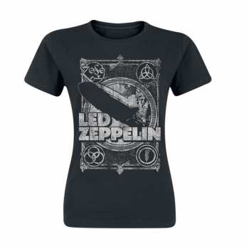 Merce Led Zeppelin: Tričko Dámské Vintage Print Lz1 S