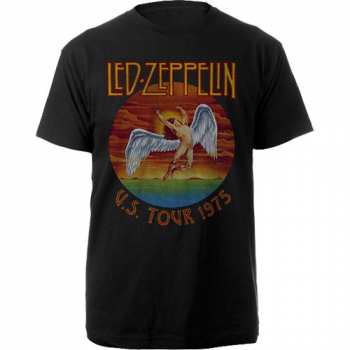 Merch Led Zeppelin: Maglietta Usa Tour '75. 