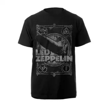 Album Led Zeppelin: Maglietta Vintage Print Lz1