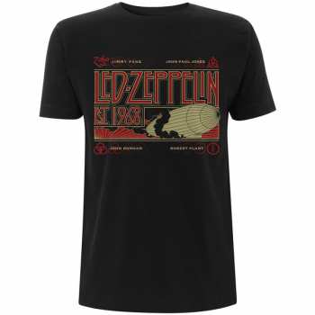 Merch Led Zeppelin: Maglietta Zeppelin & Smoke 