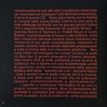 CD The Lee Konitz Quartet: Listen...Silent