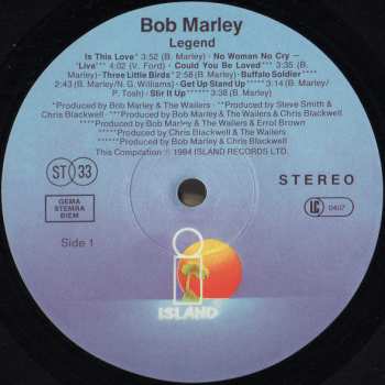 LP Bob Marley & The Wailers: Legend - The Best Of Bob Marley And The Wailers