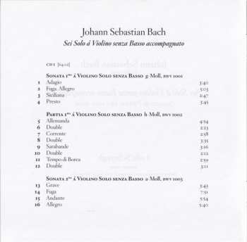 2CD Johann Sebastian Bach: Sonatas And Partitas