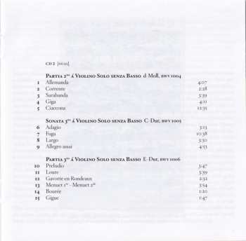 2CD Johann Sebastian Bach: Sonatas And Partitas