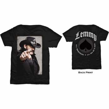 Merce Lemmy: Tričko Pointing Photo  S