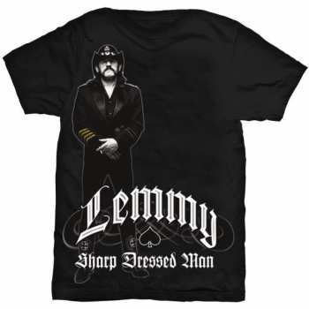 Merch Lemmy: Maglietta Sharp Dressed Man 