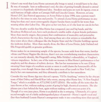 CD Lena Horne: Love Is The Thing