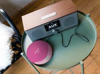 Audiotechnica Lenco CD-011BU Růžová