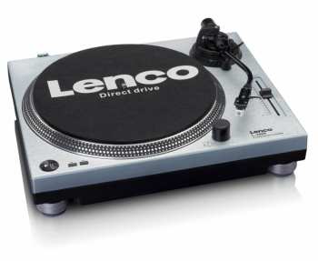 Audiotechnica Lenco L-3809ME - gramofon s přímým náhonem - metalická modř
