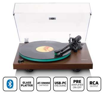 Audiotechnica Lenco LBT-225 + AT-VM95E