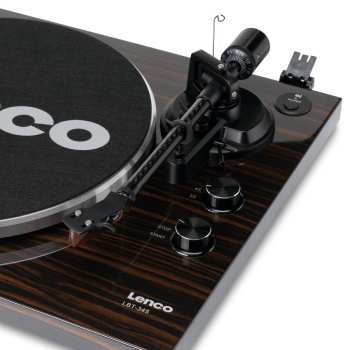 Audiotechnica Lenco LBT-345WA Ořech + Ortofon 2m Red