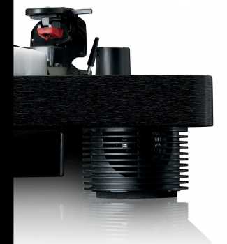 Audiotechnica Lenco LS-50LEDBK gramofon s reproduktory a LED osvětlením