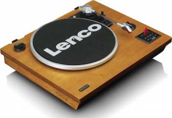 Audiotechnica Lenco LS-55 gramofon s Bluetooth, USB a vestavěnými reproduktory Wood