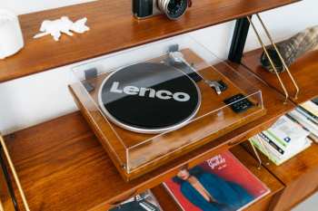 Audiotechnica Lenco LS-55 gramofon s Bluetooth, USB a vestavěnými reproduktory Wood