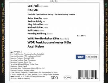 CD Leo Fall: Paroli